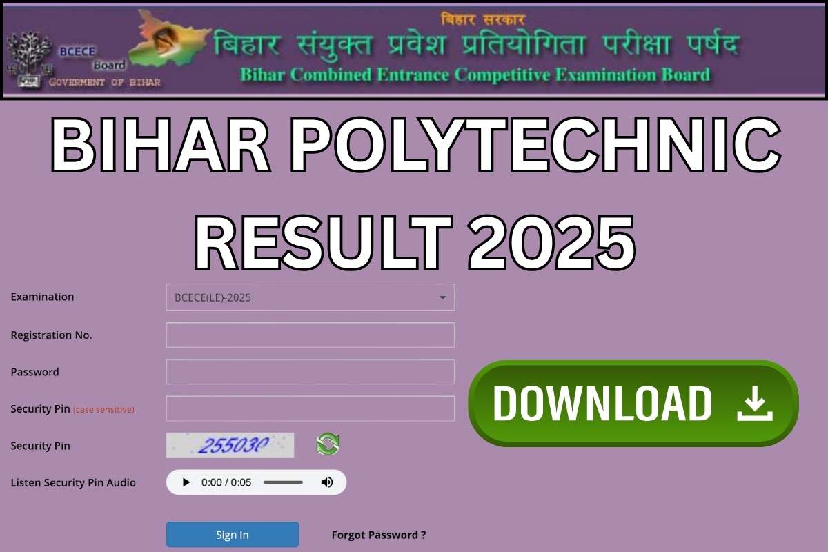 Bihar Polytechnic Result 2025