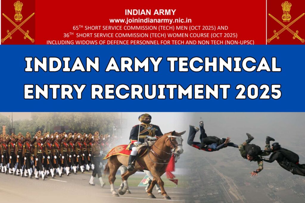 Indian Army Technical Entry Recruitment 2025