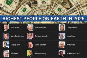 Richest People On Earth In 2025 – Top 10 List & Their Net Worth